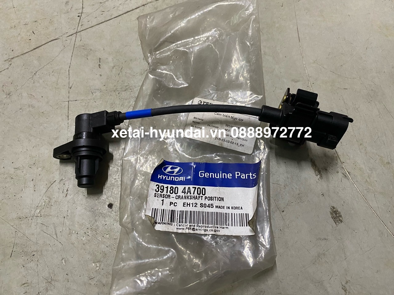 Cảm Biến Trục Cơ Hyundai Porter H150 N250 Solati EX8 Kia K200 K250 N550 Cảm Biến Trục Cơ Hyundai Porter H150 N250 Solati EX8 Kia K200 K250 N550
