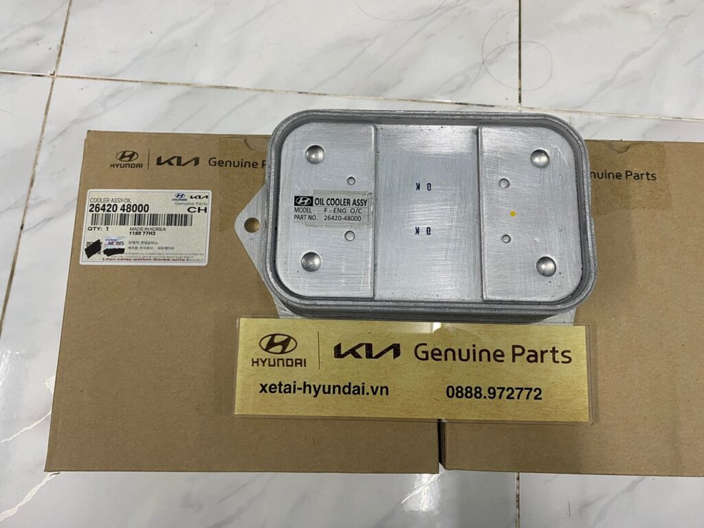 Sinh Hàn Nhớt Hyundai D4GA Xe Mighty 75s 110s 110SL 110XL County HD120 HD210 HD240