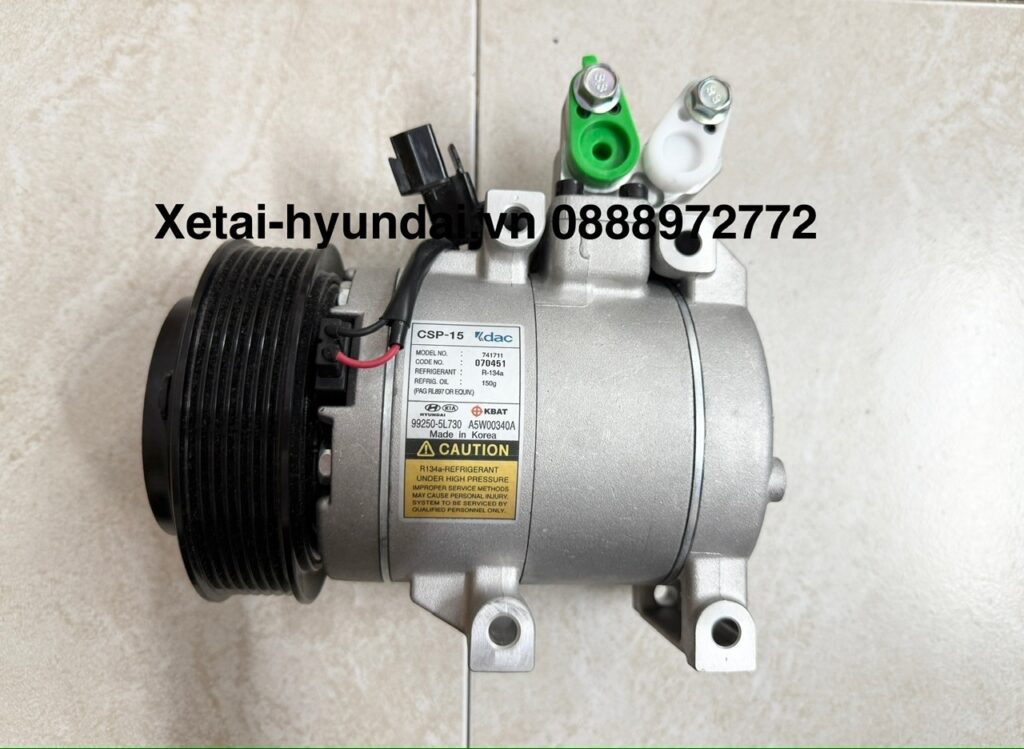 Lốc Lạnh Máy Nén Điều Hòa Xe Tải Hyundai Mighty EX8 EX9 N650