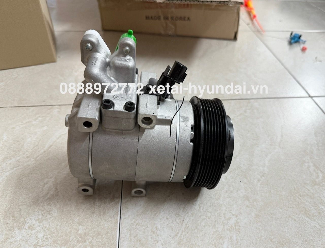 Lốc Lạnh Máy Nén Điều Hòa Xe Tải Hyundai Mighty EX8 EX9 N650 Lốc Lạnh Máy Nén Điều Hòa Xe Tải Hyundai Mighty EX8 EX9 N650